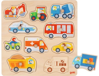 Steckpuzzle Fahrzeuge 10Teile