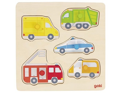 Steckpuzzle Auf Der Strasse 5Teile