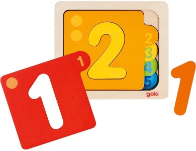 Schichtenpuzzle Zahlen 10Teile