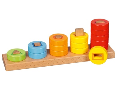 Sortierspiel Lerne Zhlen mit Ringen