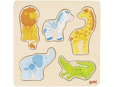 Steckpuzzle Auf Safari 5Teile