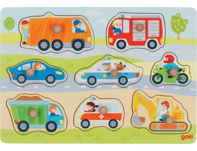 Steckpuzzle Fahrzeuge 8Teile