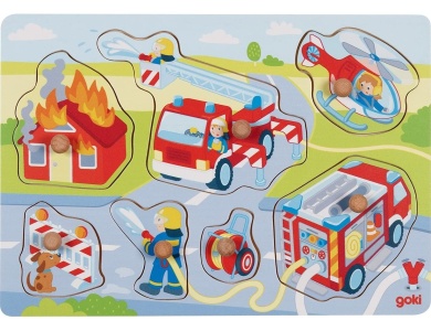 Steckpuzzle Feuerwehreinsatz 7Teile