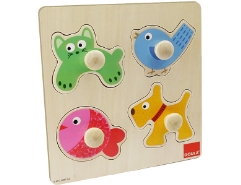 Holzpuzzle Haustiere