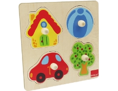 Holzpuzzle Zu Hause