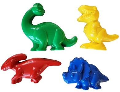 Sandformen Dinos, 4 Stk.