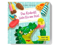 Das Krokodil liebt Eis am Stiel