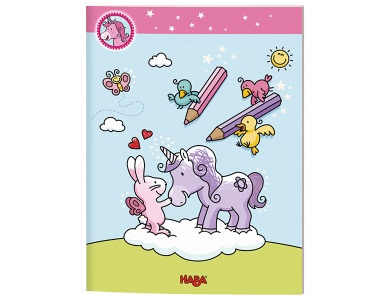 Einhorn Glitzerglck  Malbuch