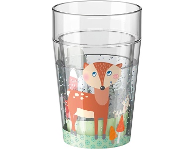 Glitzerbecher Waldtiere