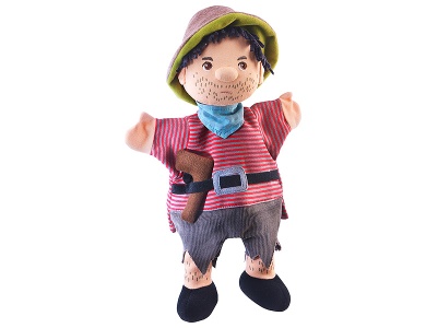 Handpuppe Räuber 30cm