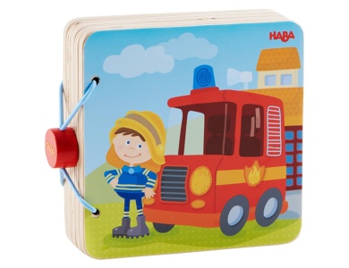 Holz-Babybuch Feuerwehr