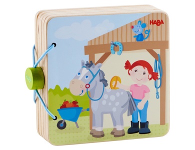 Holz-Babybuch Reiterhof