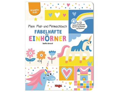 Mein Mal- und Mitmachbuch Fabelhafte Einhrner