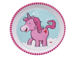 Teller Einhorn Glitzerglück 18cm
