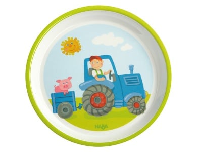 HABA Bauernhof Teller Traktor (18cm)