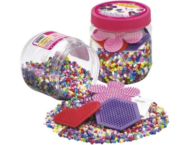 Hama Dose pink+farbige Platten 4000St�ck