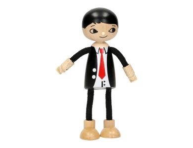 Biegepuppe Papa