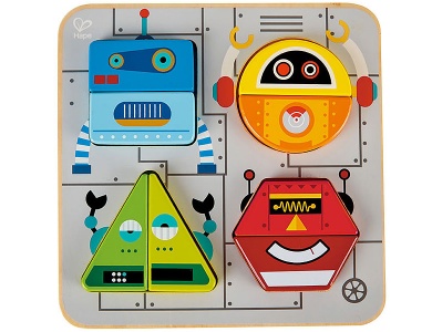 Sortier- & Aufstellpuzzle Roboter
