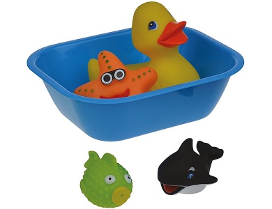 Badetiere in Wanne 5Teile
