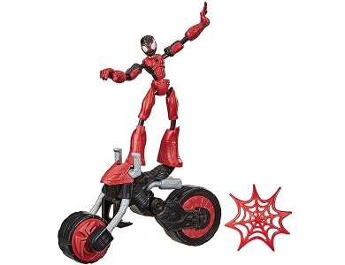 Bend & Flex Spiderman Rider 15cm