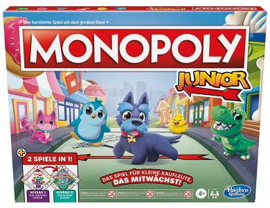 Hasbro Gaming Monopoly Junior 2in1 (DE)