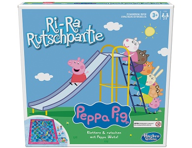 Hasbro Gaming Ri-Ra-Rutschpartie Peppa Pig