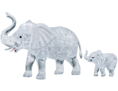 3D Crystal Elefanten 46Teile