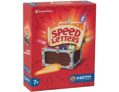 Speed Letters, d ab 3 Jahren, 2-5 Spieler, im Rausch der Buchstaben