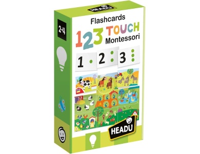 Montessori Flashcards 123 Touch 2-4 Jahre