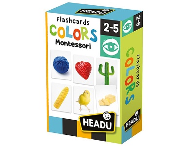Headu Montessori Flashcards Farben