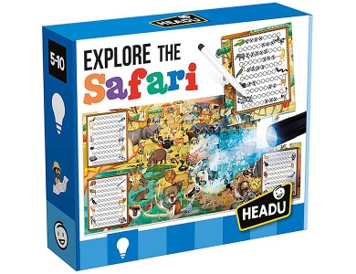 Explore the Safari mit Taschenlampe 70Teile