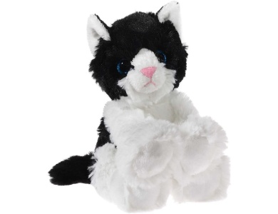 Glitter Kitty Katzenbaby Schwarz/Weiss 20cm