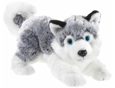 Husky liegend 28cm
