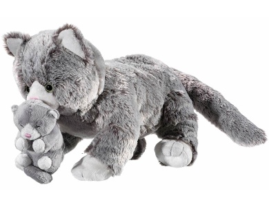 Katzenmami mit Baby 30cm