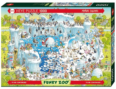 HEYE Puzzle Funky Zoo Polar Habitat (1000Teile)
