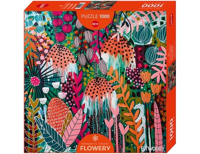 PUZZLE HEYE FLOWERY - B. TWOMEY : BEAUTIFUL FUTURES - 1000 PIECES