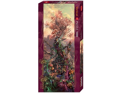 HEYE Puzzle 1000 Teile – Phosphorus Vertical, Andy Thomas Enigma Trees, 32,6 X 94,5 Cm, Für Erwachsene