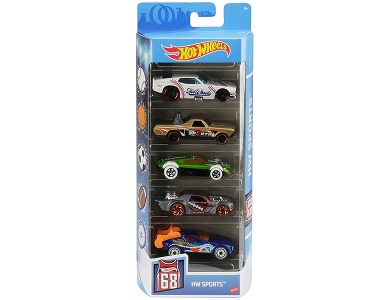 5er Geschenkset HW Sports 1:64