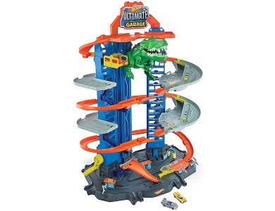 Megacity Parkgarage mit T-Rex-Angriff