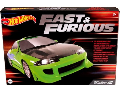 Hot Wheels 10er Pack Fast & Furious Themed (1:64)