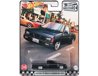 Hot Wheels Premium Car Boulevard 93 Nissan D21 Custom Pick Up - 1:64