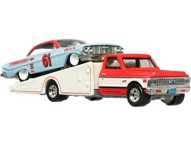 Hot Wheels '61 Impala & '72 Chevy Ramp Truck (1:64)