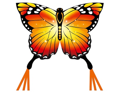 Butterfly Kite Monarch