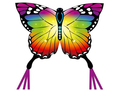 Butterfly Kite Rainbow