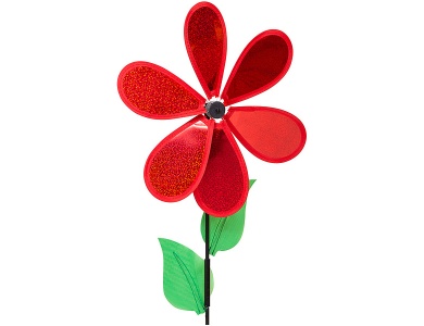 Windrad Red Flower 28cm