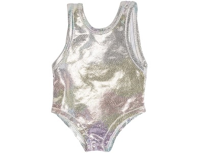 I'm a Girly Badekleid Silber (48cm)