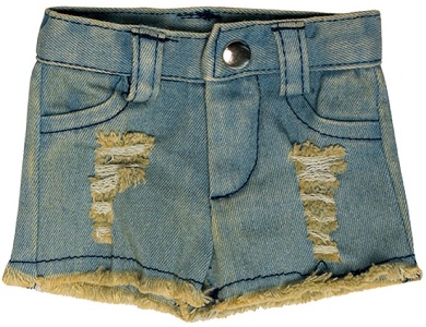 I'm a Girly Denim Shorts (48cm)