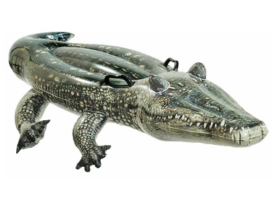 Aufblastier Alligator