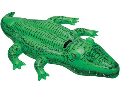 Aufblastier Krokodil