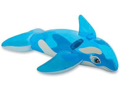 Aufblastier Wal Blau